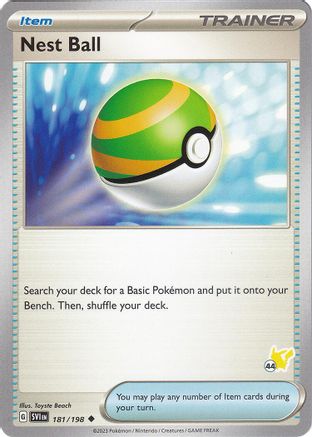 Nest Ball - Pikachu 44 (181) [Misc: Battle Academy 2024] Pokemon Single Pokémon