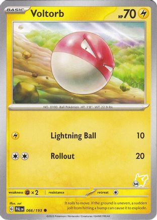 Voltorb - Pikachu 34 () [Misc: Battle Academy 2024] Pokemon Single Pokémon