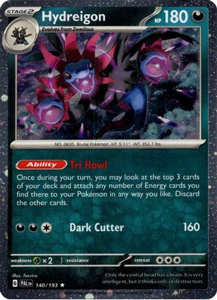 Hydreigon (Cosmos Holo) () Holofoil [Misc: Blister Exclusives] Pokemon Single Pokémon