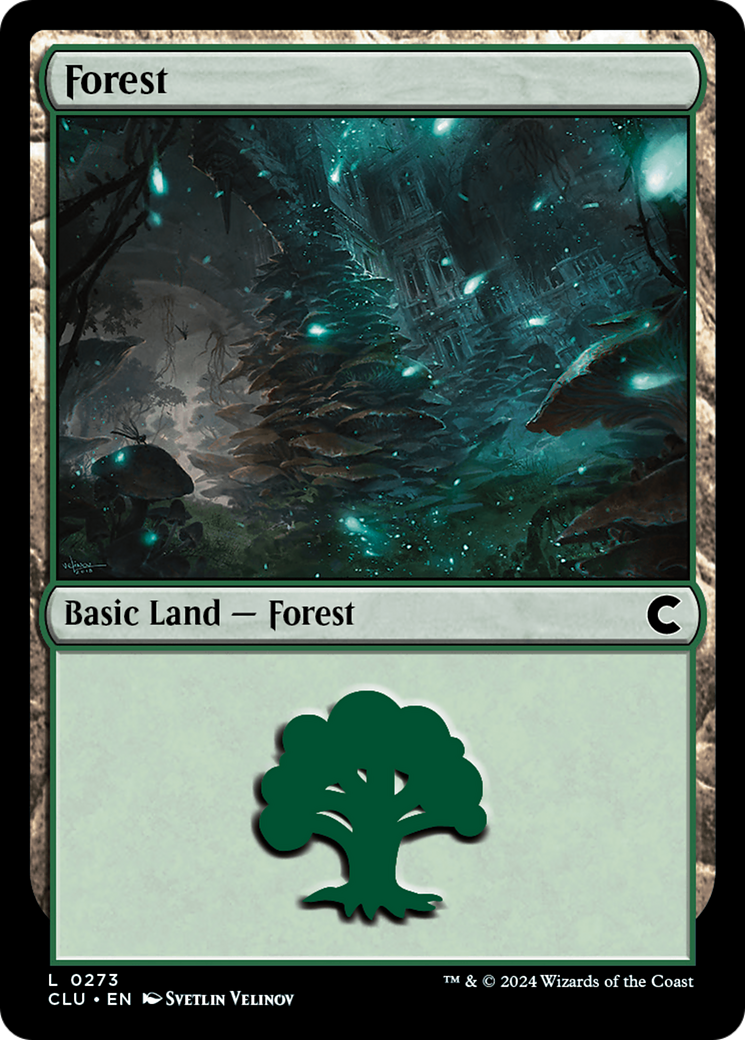 Forest (0273) (CLU-273) [Ravnica: Clue Edition] MTG Single Wizards of the Coast