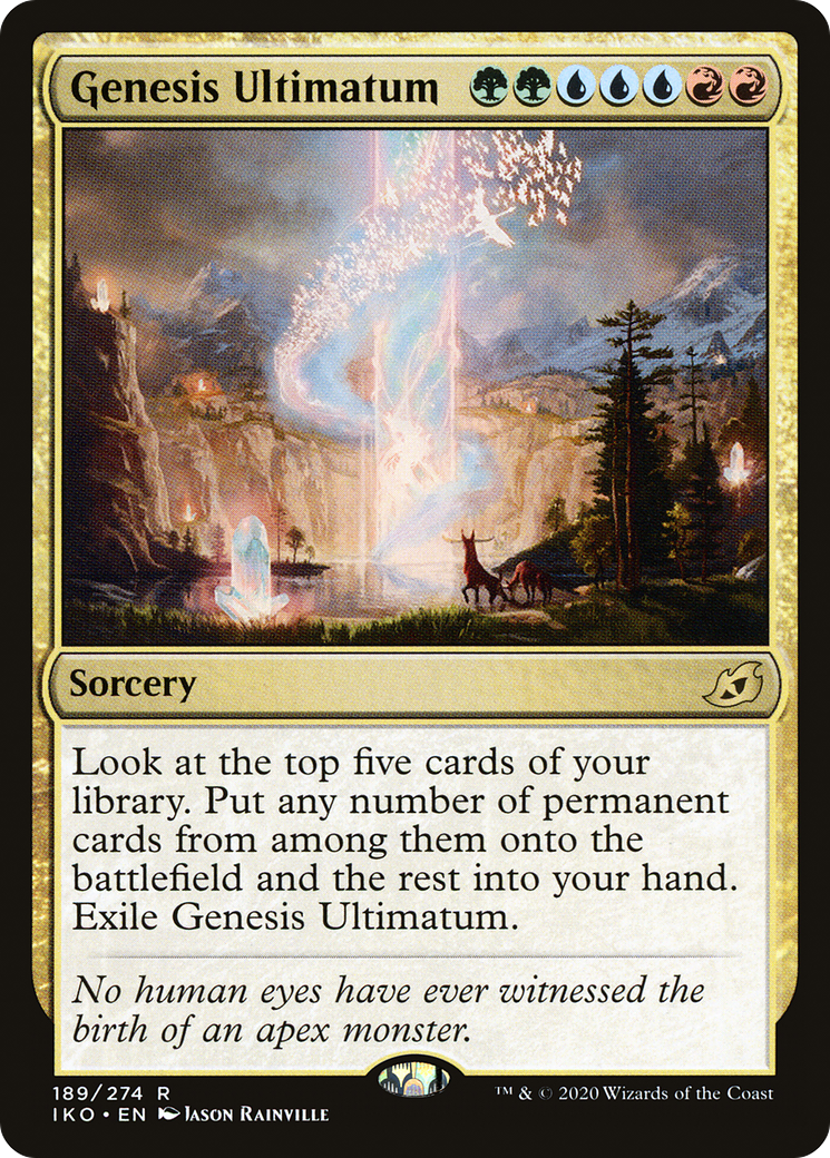 Genesis Ultimatum (IKO-189) [Ikoria: Lair of Behemoths] MTG Single Wizards of the Coast