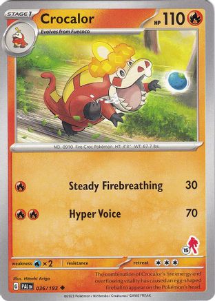 Crocalor - Armarouge 15 () [Misc: Battle Academy 2024] Pokemon Single Pokémon