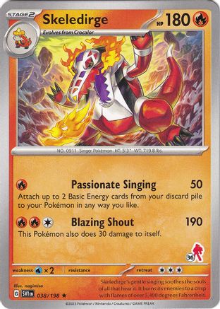 Skeledirge - Armarouge 36 () [Misc: Battle Academy 2024] Pokemon Single Pokémon