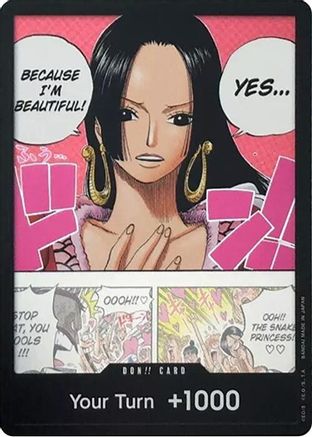 DON!! Card (Boa Hancock) (Double Pack Set Vol. 4) [500 Years in the Future] Foil One Piece Single Bandai