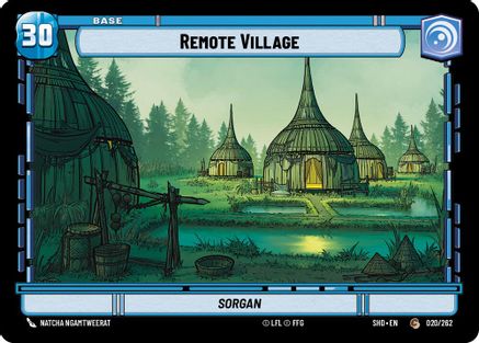 Remote Village // Shield (020 // T02)[Shadows of the Galaxy] Star Wars: Unlimited Single Disney