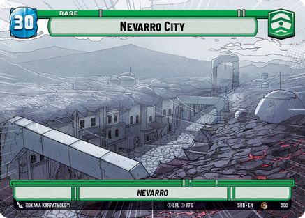 Nevarro City // Experience (Hyperspace) (300 // T03)[Shadows of the Galaxy] Star Wars: Unlimited Single Disney