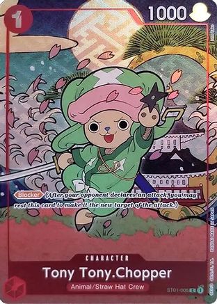 Tony Tony.Chopper (English Version 1st Anniversary Set) (ST01-006) [One Piece Promotion Cards] Foil One Piece Single Bandai