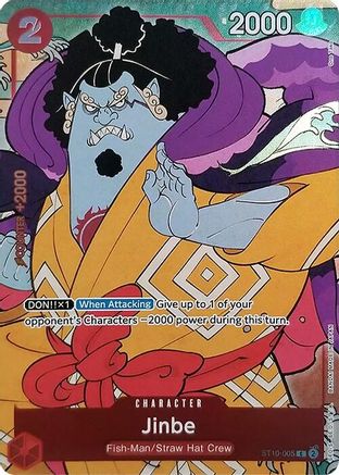 Jinbe (English Version 1st Anniversary Set) (ST10-005) [One Piece Promotion Cards] Foil One Piece Single Bandai