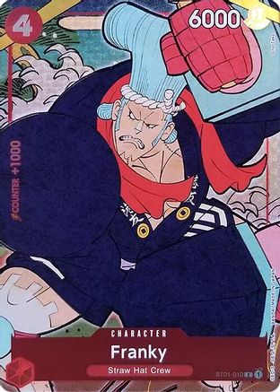 Franky (English Version 1st Anniversary Set) (ST01-010) [One Piece Promotion Cards] Foil One Piece Single Bandai