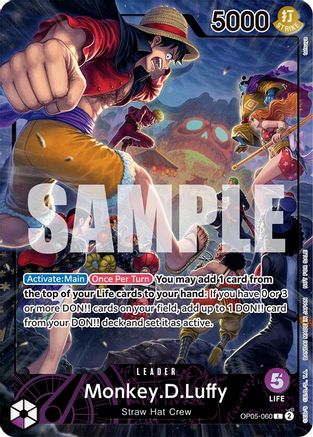 Monkey.D.Luffy (PSA Magazine) (OP05-060) [One Piece Promotion Cards] Foil One Piece Single Bandai