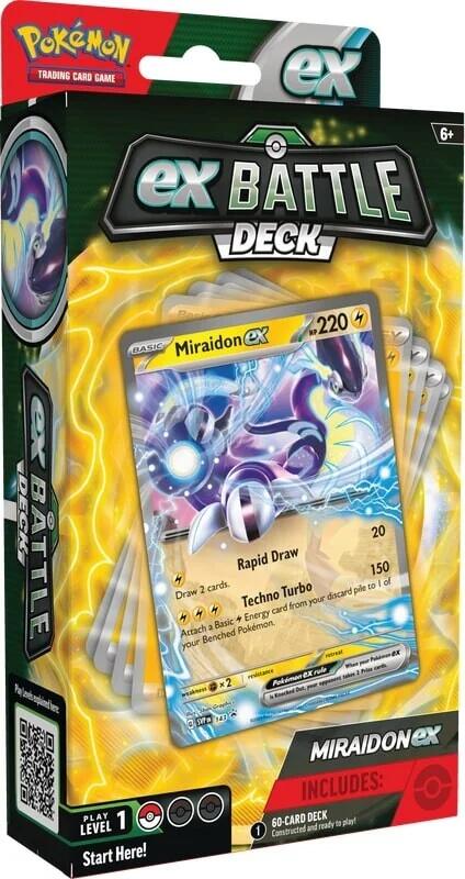 Pokémon ex Battle Deck (Miraidon ex) Pokemon Sealed Pokémon   
