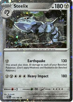 Steelix - 125/182 (Cosmos Holo) Holofoil [Misc: Cards & Products] Pokemon Single Pokémon