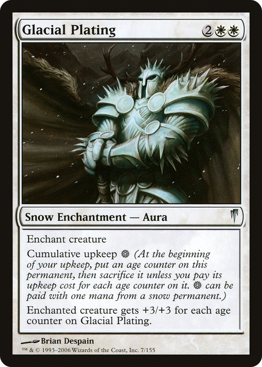 Glacial Plating (CSP-007) [Coldsnap] MTG Single Wizards of the Coast