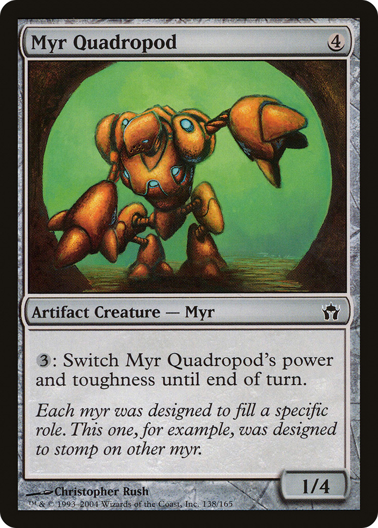 Myr Quadropod (5DN-138) [Fifth Dawn] Foil MTG Single Wizards of the Coast