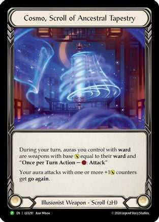 Cosmo, Scroll of Ancestral Tapestry [LGS291] (Promo)  Rainbow Foil Flesh And Blood Single Flesh And Blood   