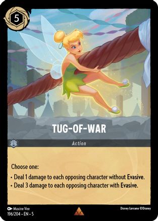 Tug-of-War (196/204) [Shimmering Skies] Lorcana Single Disney