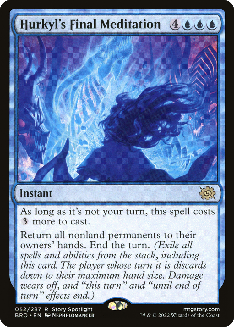 Hurkyl's Final Meditation (BRO-052) [The Brothers' War] MTG Single Wizards of the Coast