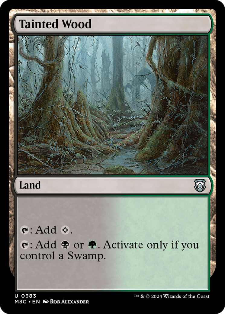 Tainted Wood (M3C-383) [Modern Horizons 3 Commander] MTG Single Wizards of the Coast