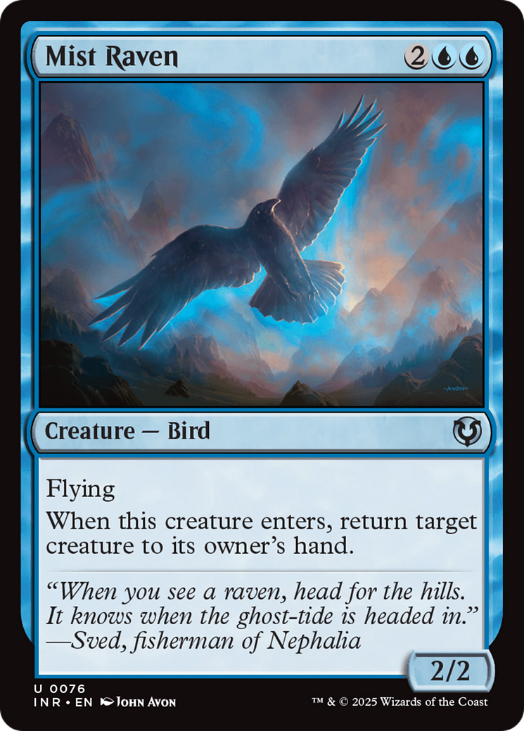 Mist Raven (INR-076) [Innistrad Remastered] MTG Single Wizards of the Coast