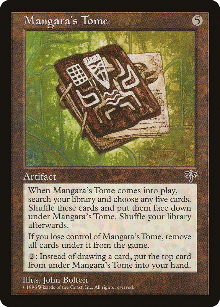 Mangara's Tome (MIR-309) [Mirage] MTG Single Wizards of the Coast
