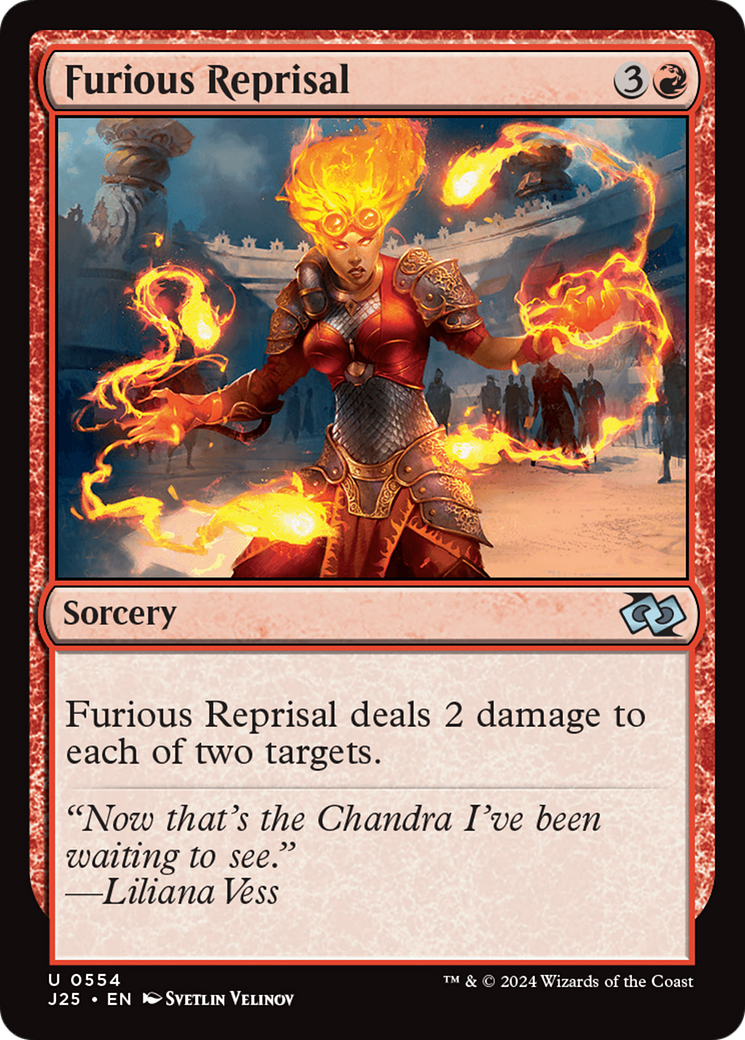 Furious Reprisal (J25-554) [Foundations Jumpstart] MTG Single Wizards of the Coast
