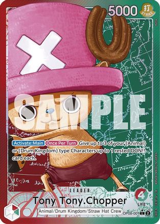 Tony Tony.Chopper (001) (Parallel) (OP08-001) [Two Legends] Foil One Piece Single Bandai