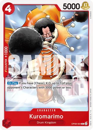 Kuromarimo (OP08-004) [Two Legends] One Piece Single Bandai