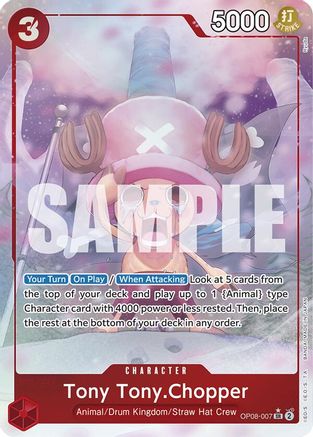 Tony Tony.Chopper (0070) (Parallel) (OP08-007) [Two Legends] Foil One Piece Single Bandai