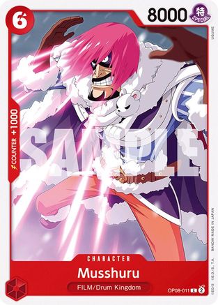 Musshuru (OP08-011) [Two Legends] One Piece Single Bandai
