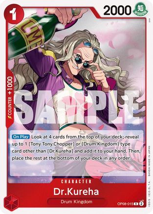 Dr.Kureha (OP08-015) [Two Legends] Foil One Piece Single Bandai