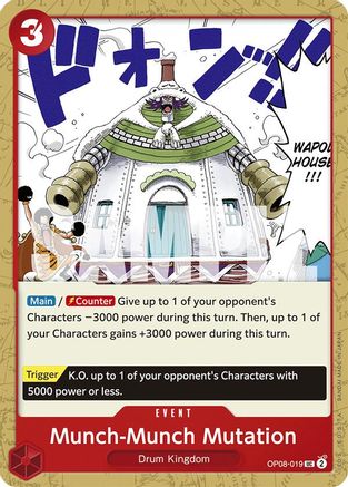 Munch-Munch Mutation (OP08-019) [Two Legends] One Piece Single Bandai