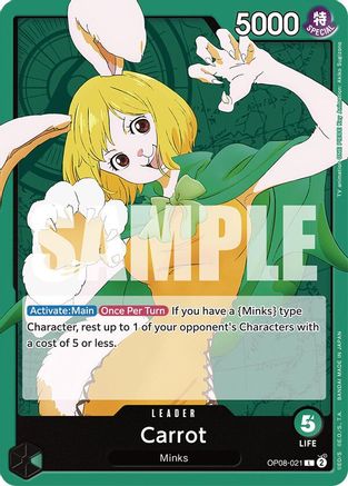 Carrot (021) (OP08-021) [Two Legends] One Piece Single Bandai