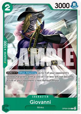 Giovanni (OP08-026) [Two Legends] One Piece Single Bandai