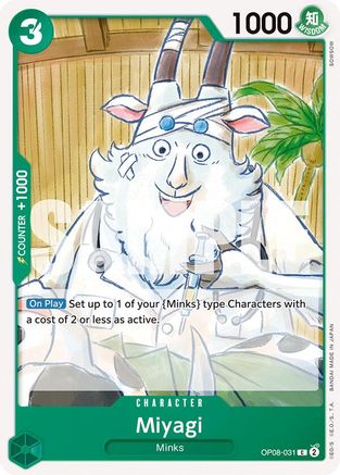 Miyagi (OP08-031) [Two Legends] One Piece Single Bandai
