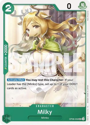 Milky (OP08-032) [Two Legends] One Piece Single Bandai
