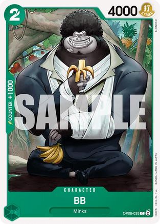 BB (OP08-035) [Two Legends] One Piece Single Bandai