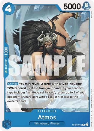 Atmos (OP08-040) [Two Legends] One Piece Single Bandai