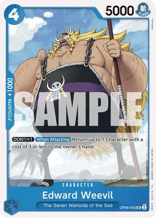 Edward Weevil (OP08-042) [Two Legends] One Piece Single Bandai