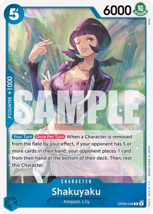 Shakuyaku (OP08-046) [Two Legends] Foil One Piece Single Bandai