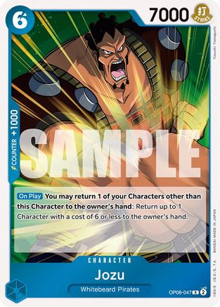 Jozu (OP08-047) [Two Legends] Foil One Piece Single Bandai