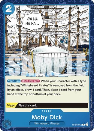 Moby Dick (OP08-056) [Two Legends] One Piece Single Bandai
