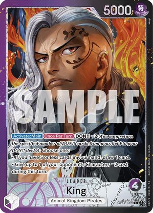 King (057) (Parallel) (OP08-057) [Two Legends] Foil One Piece Single Bandai