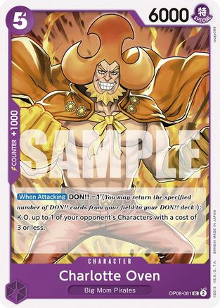 Charlotte Oven (OP08-061) [Two Legends] One Piece Single Bandai