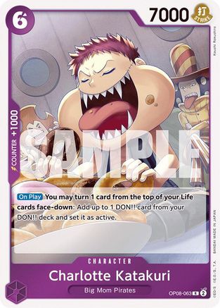 Charlotte Katakuri (063) (OP08-063) [Two Legends] Foil One Piece Single Bandai