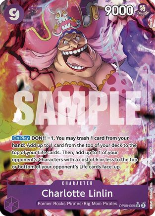 Charlotte Linlin (Parallel) (OP08-069) [Two Legends] Foil One Piece Single Bandai
