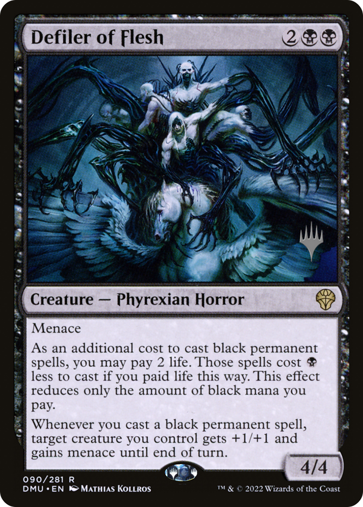 Defiler of Flesh (PPDMU-090) [Dominaria United Promos] Foil MTG Single Wizards of the Coast