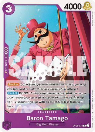 Baron Tamago (OP08-070) [Two Legends] One Piece Single Bandai