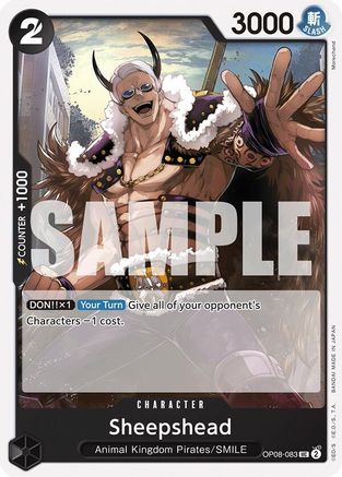 Sheepshead (OP08-083) [Two Legends] One Piece Single Bandai