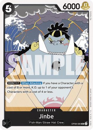 Jinbe (OP08-085) [Two Legends] One Piece Single Bandai