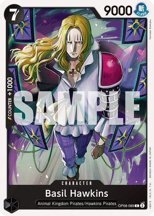 Basil Hawkins (OP08-089) [Two Legends] One Piece Single Bandai